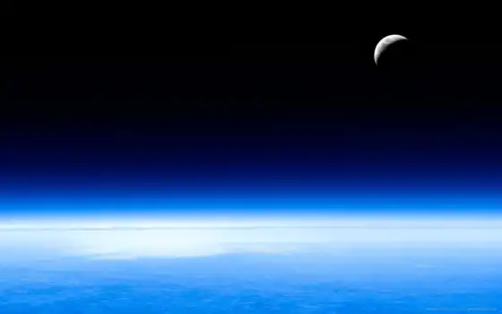,, небо, атмосфера, луна, синий, полумесяц, водоем, астрономический объект, горизонт, пространство, земля, 